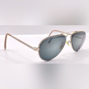 Vintage World Of Frames Madison Gold Pilot Sunglasses Frames Only